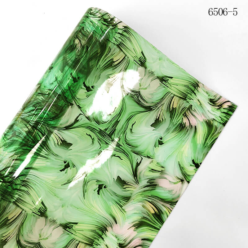 Rainbow Printed Sheer PVC PVC Fabric for Bag Wholesale Supplier 9